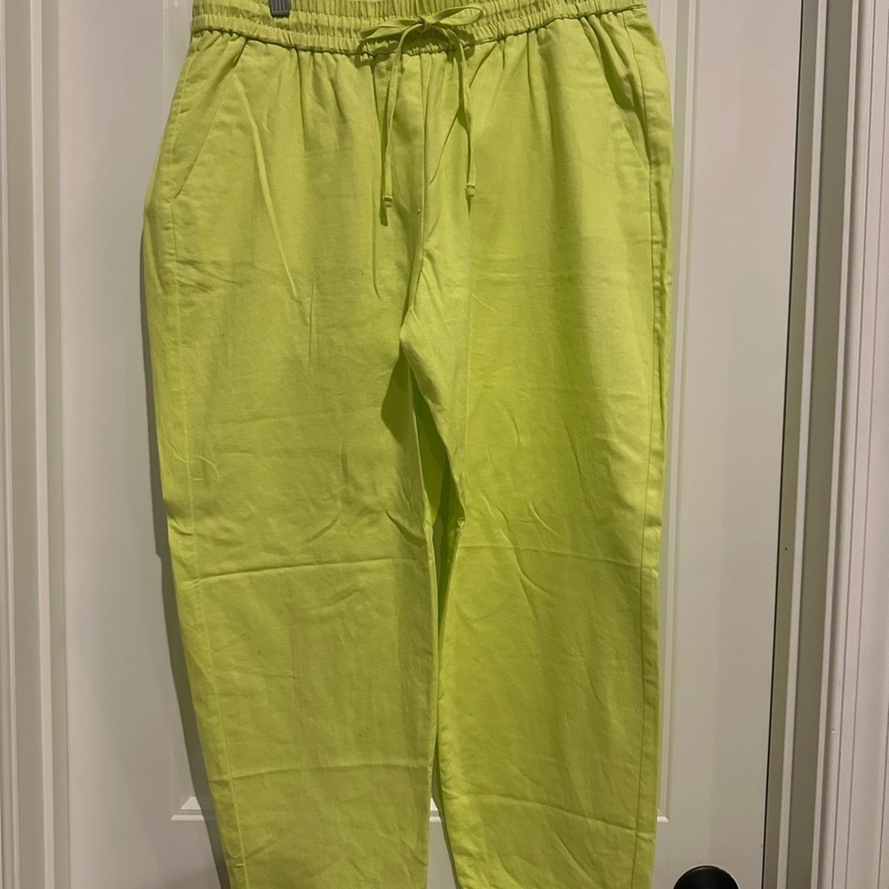 J. Crew Bright Green Ankle Pants